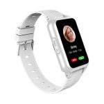 Beste alarm horloge ouderen GPS-telefoonhorloge voor senioren, ouderen smartwatch met valdetectie 4G spraakoproep SOS noodoproep en gezondheidsmonitoring, wit