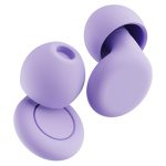 OPEIIN Oordopjes voor de slaap - Flexibele siliconen, ultrazachte herbruikbare, geluiddempende oordopjes voor slaap, focus, reizen | Op maat gemaakt met 8 tips in XS/S/M/L | 28 dB (SNR) (Purple)