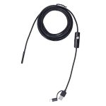 USB Type C 3 In 1 Endoscoop Camera Waterdichte Inspectiecamera met Licht 5m Lengte