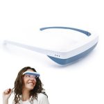 Luminette 3 Lichttherapiebril - Draagbare Daglichtlamp met Blauwverrijkt LED-licht - Helpt bij Slaapproblemen, Winterdip, Jetlag & Vermoeidheid - Licht Therapie Bril (Blauw)