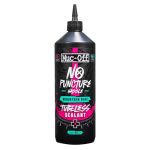 Beste sealant tubeless Muc-Off 822 Geen prikgedoe Tubeless Sealant, 1 liter - Geavanceerde fietsbandafdichtingsmiddel met UV-tracerkleurstof die tranen en gaten tot 6 mm verzegelt