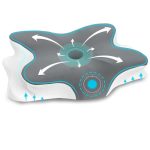 Omtofo Nek- en nekkussen, ergonomisch nekkussen om te slapen, visco-elastisch schuim, anti-snurkkussen, voor zij- en mondslaap, ontspanning en stressvermindering