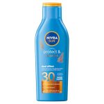 NIVEA SUN Protect & Bronze Zonnebrand SPF 30 - Zonnecrème - Met Pro-melanine Extract - Beschermt en Ondersteunt een Bruine Kleur - Zonnebrandcrème - 200 ml