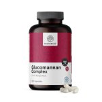 Beste afslank pillen HealthyWorld Glucomannan complex 3000 mg – Uit de Konjacwortel – 180 capsules – Ondersteuning bij Gewichtsverlies – Met toegevoegd Choline, Chroom, Vitamine D3 en B3 – GGO‑vrij – 1‑maandvoorraad