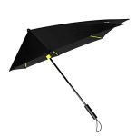 Beste stormparaplu Stormaxi Stormparaplu - winddicht en aerodynamisch - is gemakkelijk bestand tegen wind tot 100 km/u (geel frame)