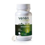 Vétérimed Gewrichten, werking tegen artrose bij honden, ontstekingsremmend, complete formule, gemaakt in Frankrijk, ingrediënten goedgekeurd door Franse veterinaire diensten, 30 tabletten