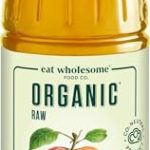 Eat Wholesome Biologische Appelciderazijn, 1L - Bekroond, Ongefilterd, Natuurlijk Gefermenteerd, Met De Moeder, 5% Zuurtegraad, Veganistisch