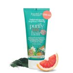 Jean & Len Hoofdhuidscrub Pink Grapefruit & Spirulina, met appelazijn & niacinamiden, zachte Scalp Scrub tegen stylingresten, beschermt tegen haarbreuk, zonder siliconen, veganistisch, 200 ml