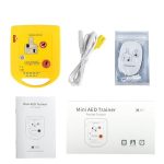Mini AED Trainer, XFT draagbare AED-trainingsset Essentials AED trainingsapparaat in het Engels voor Defibrillator Trainee Beginner (XFT-D0009)