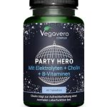 Vegavero Post-kater | Verlicht de symptomen | Vermindert migraine en misselijkheid | Met elektrolyten, vitamines, plantenextracten en mineralen | 60 tabletten | Veganistisch