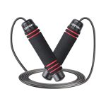 Beste springtouw GRIFEMA GA5004, springtouw, antislip schuimhandvat, geschikt voor volwassenen en kinderen voor dagelijkse lichaamsbeweging, gewichtsverlies, vetverbranding,2.8m,zwart