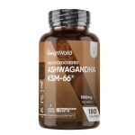 Ashwagandha KSM-66 tabletten - 1500 mg - 5% Withanoliden - Full-spectrum extract - 180 vegan tabletten voor 6 maanden voorraad - Gemaakt in het Verenigd Koninkrijk - Van WeightWorld