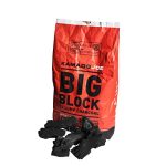 Kamado Joe KJ-CHAR XL Natuurlijke herbruikbare klonterhoutskool voor barbecue, roken, grillen. lange levensduur tot 18 uur, 9,1 kg,Zwart
