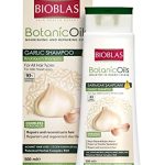 BIOBLAS Knoflookshampoo, 500 ml, geurloos, anti-haaruitval, voor vrouwen en mannen
