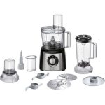 Bosch MultiTalent 3 Foodprocessor, MCM3201B, MultiLevel6 mes, SmartStorage, mixeropzetstuk, 800 Watt, 30 functies, zwart