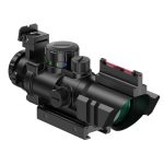 Feyachi R122 Richtkijkers, 4x32 mm Rood/Groen/Blauw tactische kijker, Hunting Optics met Top Fiber past 21 mm/22 mm rails