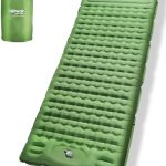 HiiPeak Opblaasbare Camping Matras met Ingebouwd Kussen – 12 cm Extra Dik – Lichtgewicht & Compact – Waterdichte TPU Slaapmat – Snel Opblaasbaar – voor Wandelen, Kamperen & Reizen