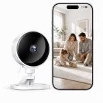 WOLFANG Indoor Camera 1080P Beveiligingscamera CCTV Camera Huis Beveiliging, Beweging/Geluid Detectie, Home Security Cam, 2-weg Audio, Nachtzicht, Real-Time Alert, Cloud, 2.4G WiFi