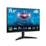 AOC 24B36X 24 Inch FHD Gaming Monitor, 144Hz, IPS, 0.5ms MPRT, Adaptieve Sync, HDR10, (1920x1080, HDMI 1x 1.4, DP 1x 1.4) Zwart