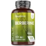 Berberine capsules - 500 mg - 120 capsules voor 4 maanden voorraad - Berberis aristata-extract - Gemaakt in de Europese Unie - Vrij van magnesiumstearaat - Vegan - Van WeightWorld