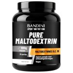 Bandini® Pure Maltodextrine - Maltodextrin in veganistisch poeder - Supplement op basis van koolhydraten - Bedoeld voor atleten, langzame en constante afgifte van energie - Verpakking van 900 g