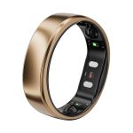 RingConn Gen 2 Air, ultradunne smart ring met AI, batterijduur van 10 dagen, fitness/slaap/stress/gezondheidstracker voor dames, IP68 waterdichte gezondheidsring, compatibel met Android en iOS, maat 7