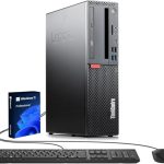Lenovo ThinkCentre M720s SFF Desktop-pc, Intel Core i5-8500T, 8 GB RAM, 240 GB SSD, WI-FI, Bluetooth, US QWERTY toetsenbord, Windows 11 Pro (gereviseerd)