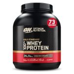 Optimum Nutrition Gold Standard 100% Whey Eiwitpoeder, Double Rich Chocolate, 2,26kg, 73 Porties, Verpakking Kan Variëren