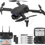 Drone met 1080P-camera voor Volwassenen, Borstelloze Motordrones met Obstakelvermijding, Opvouwbare Minidrone voor Beginners met Propellerbeschermers