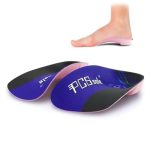PCSsole 3/4 inlegzolen Orthopedische inlegzolen voor platte voeten, fasciitis plantaris hielspoor en voetproblemen, mannen en vrouwen (XL:EU-(43-46))