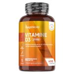 Vitamine D tabletten - 2000 IE vitamine D3 per portie - 400 vegetarische tabletten voor 1+ jaar voorraad - Gemaakt in het Verenigd Koninkrijk - Van WeightWorld