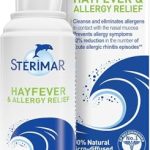 Sterimar Hooikoorts Allergie-verlichting, neusspray, met mangaan, isotoon, 100% natuurlijk zeewater, vrij van steroïden, medicijnen en conserveringsmiddelen, voor volwassenen en kinderen 3+, 50 ml