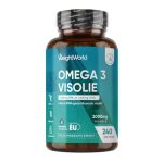 Omega 3 Visolie - 2000 mg - Levert 1100 mg Omega 3-Vetzuren - 660 mg EPA en 440 mg DHA - 240 softgels voor 4 maanden voorraad - Gemaakt in de Europese Unie - Van WeightWorld