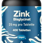 Beste zink tabletten Zink tabletten hooggedoseerd 25 mg - 400 tabletten hooggedoseerd met zinkbisglycinaat - Veganistisch en geproduceerd in Duitsland - Laboratoriumgetest - Verpakking kan variëren