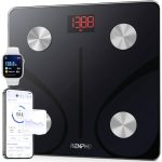 Beste weegschaal met lichaamsanalyse RENPHO Bluetooth Lichaamsvetweegschaal, Digitale Lichaamsgewicht Weegschaal Weegschaal met Slimme BMI-Schaal, Lichaamssamenstelling Monitoren met Smartphone-App