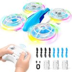 YIKANWEN RC Drone voor Kinderen van 6-14 jaar, met LED Verlichting, 360° Flip en One-Touch Landing - Quadcopter Speelgoed voor Jongens en Meisjes