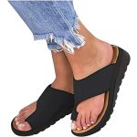 Vrouwen Orthopedische Hallux Valgus Sandalen Wig Comfortabele Dames Slippers met Grote Teen Correctie Open Teen Casual Slippers met Bunion Corrector,H-38(EU)