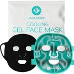 Beste middel tegen vermoeidheid Medi Grade Verkoelende Gel Set met 1 Lycra Mask en Opbergtasje – Ice Pack Masker Gezicht tegen wallen & donkere kringen – Kalmerend Masker voor Gezicht voor ontspanning en herstel
