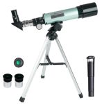 Misilmp Astronomische telescoop voor kinderen Zoom 360/50 mm 90X HD monoculaire ruimtetelescoop voor buiten draagbare refractor scope met statief voor kinderen / volwassenen / beginners