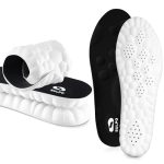 SULPO SPORT Orthopedische inlegzolen ideaal voor sport en dagelijks gebruik - Ademende, zachte, schokabsorberende inlegzolen voor heren en dames - Inlegzolen voor werkschoenen (Zwart, XXL (45-46 EU))