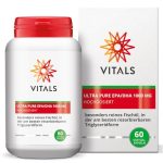 Beste DHEA supplement Vitals - Ultra Pure EPA/DHA 1000 mg 60 Softgels. Hoog gedoseerd met 570 mg EPA en 430 mg DHA per softgel
