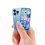 YOHOPE Mini-smartphone, 3,88 inch HD-scherm, dual-sim met dual-standby, Face ID, geschikt voor kinderen en studenten, zonder vergrendeling (Blu-3G)