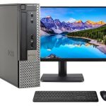 Complete desktop-pc met 22 inch display, Intel Core i5, 8 GB RAM, 240 GB SSD, Windows 11 Pro, wifi, toetsenbord en muis, Amazon gereviseerd