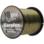 Zite Fishing Visdraad Monofilament Camouflage - Karperlijn 0,28-0,37 mm - 1000 m spoel - Slijtvast nylon - Ideaal voor karpervissen