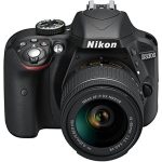 Nikon, D3300, SLR-digitale camera (24 megapixels, 7,6 cm (3 inch) TFT-LCD-display, Live View, Full-HD), incl. 18-55 mm lens, zwart, Nikon D3300