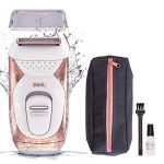 Wahl Damesscheerapparaat, nat en droog haarverwijderaar voor benen oksels, bikinitrimmer, pijnloze ontharing, licht draagbaar scheerapparaat, glad scheren voor vrouwen, minder irritatie,