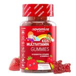 Beste vitaminen voor kinderen Novomins Vitaminegummies voor kinderen - Multivitaminegummies voor kinderen - Gummy Bear bulkverpakking van 1 maand - Veganistisch - Glutenvrij - 13 essentiële vitamines voor kinderen van