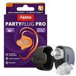 Alpine PartyPlug Pro Oordoppen voor Feesten & Festivals - Nieuw & Verbeterd - 21dB Hi-Fi Gehoorbescherming voor Muziek & Concerten & - Professionele Kwaliteit, Voorkom Gehoorschade - Transparant