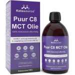 Ketosource Pure C8 MCT-olie | Verhoogt ketonen 4x vergeleken met andere MCT's | Hoogste 99%+ zuiverheid | 100% kokosnoot | Ondersteunt Keto en vasten | Veganistisch veilig en glutenvrij | 500 ml