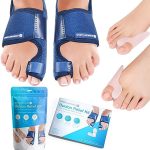 Beste hallux valgus spalk Eeltknobbel Teen Spalkset - 2 x Eeltknobbel Spalken, 2 x Grote teen spalken en 1 x Eeltknobbel pijnverlichting gids - Verstelbare Dag en Nacht Eeltknobbel steunset - Sportlaboratorium